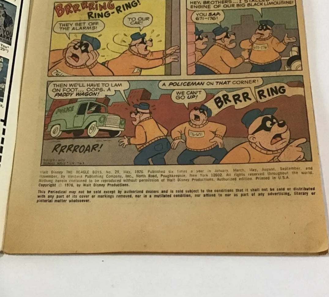 Walt Disney The Beagle Boys No. 29 1976  by Gold Key Comic Book