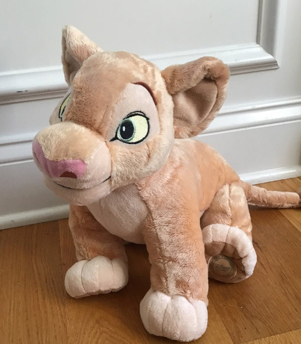 Roar into playtime with this adorable 13-inch Simba plush from the Disney Store!  Has the Authentic Disney Store Patch on his paw.   In excellent condition and ready for cuddles.  Perfect for any Lion King fan.
Sku 102