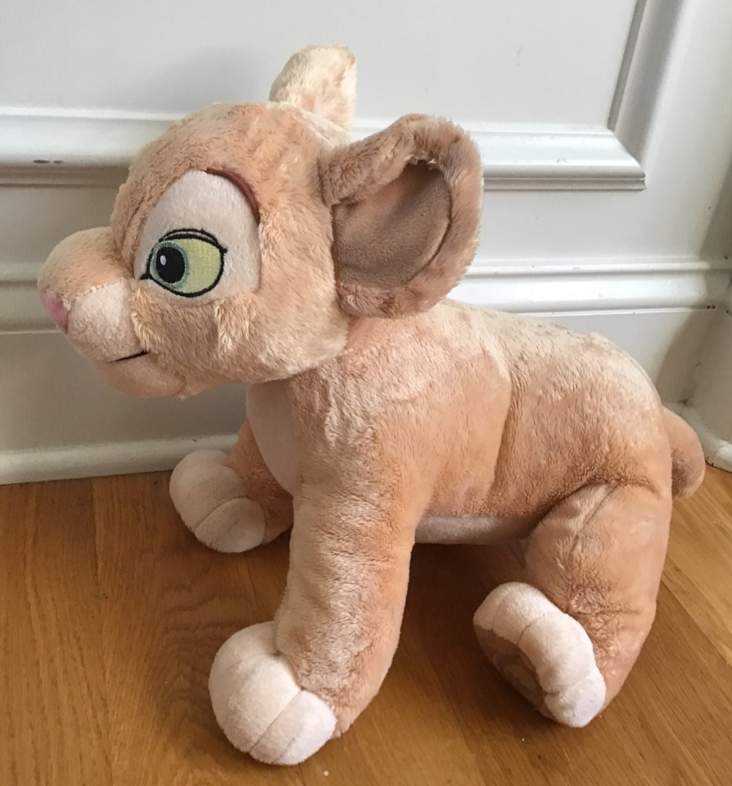 Roar into playtime with this adorable 13-inch Simba plush from the Disney Store!  Has the Authentic Disney Store Patch on his paw.   In excellent condition and ready for cuddles.  Perfect for any Lion King fan.
Sku 102