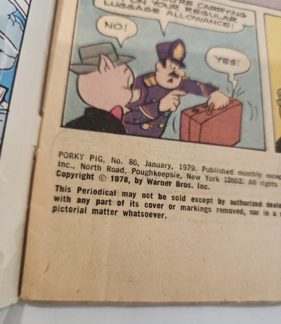 Vintage Comic Book Porky Pig & Bugs Bunny #86 1979 Gold Key