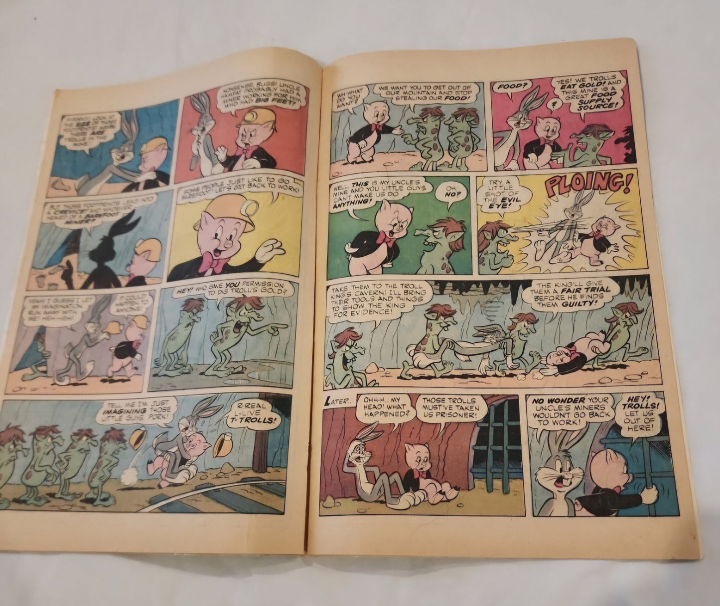 Vintage Comic Book Porky Pig & Bugs Bunny #86 1979 Gold Key