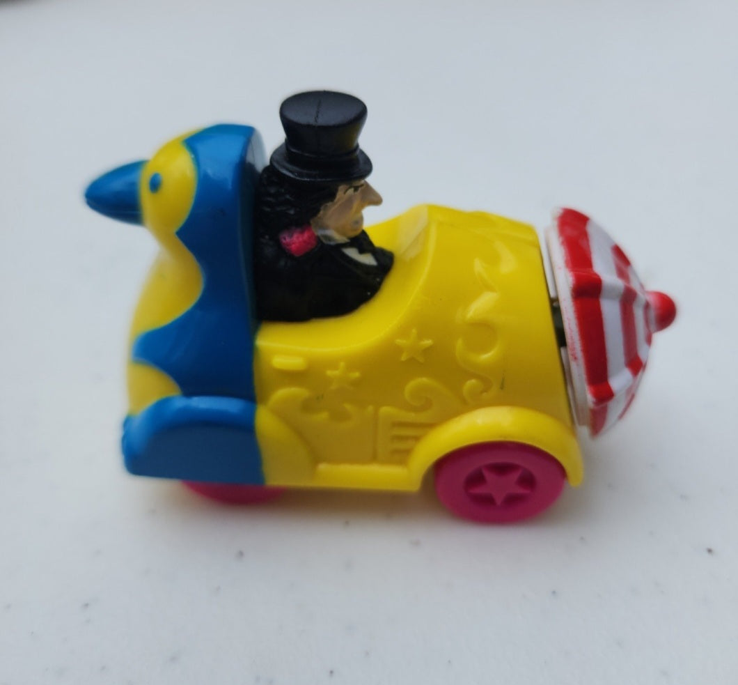 1991 McDonalds Happy Meal DC Comics Penguin Car Umbrella Roto-Roadster toy from Batman Movie