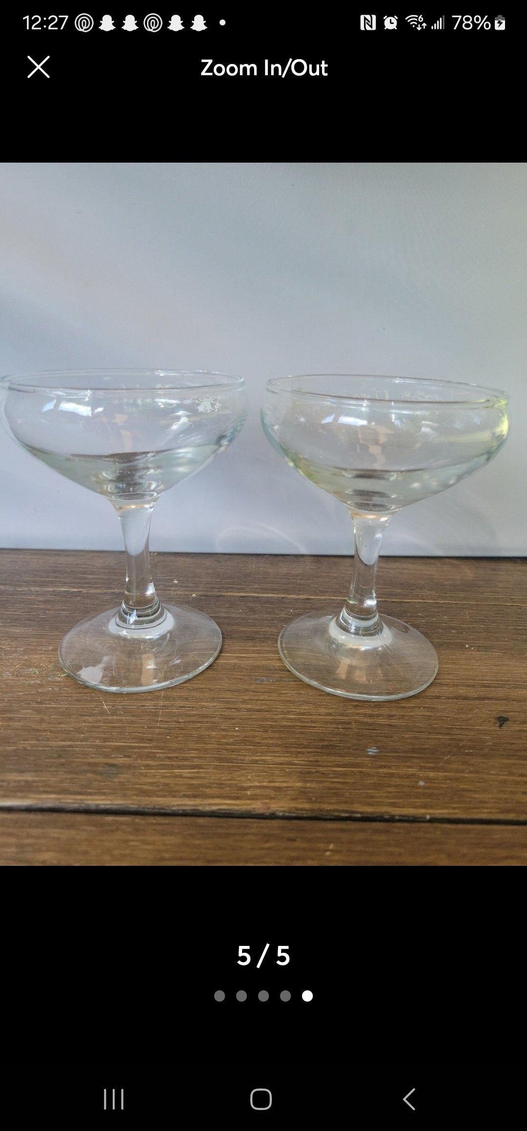 VINTAGE 1973 Toast the Bride & Groom Wine Glasses for your Wedding