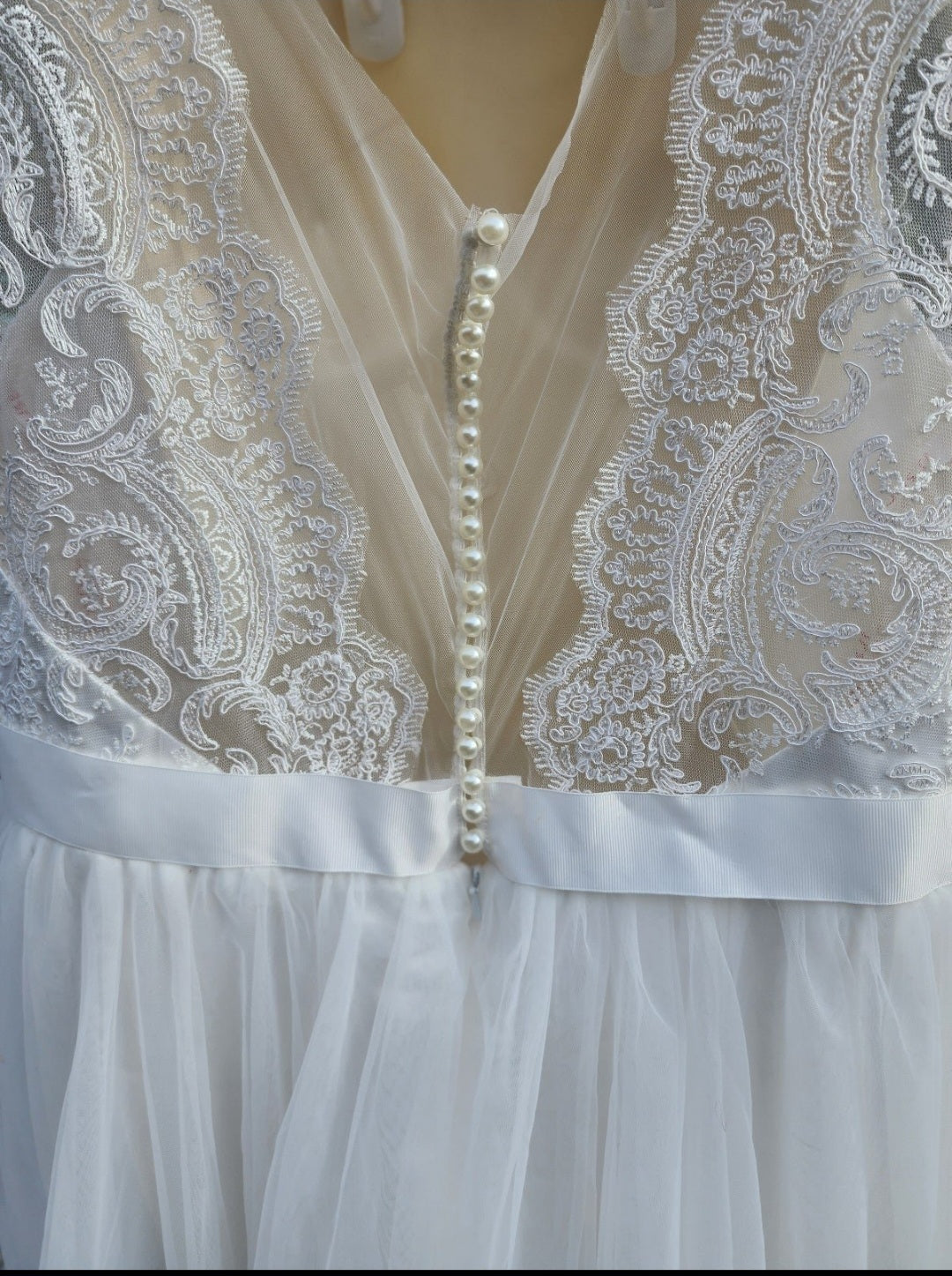 White Wedding Dress plus size  by J J's House