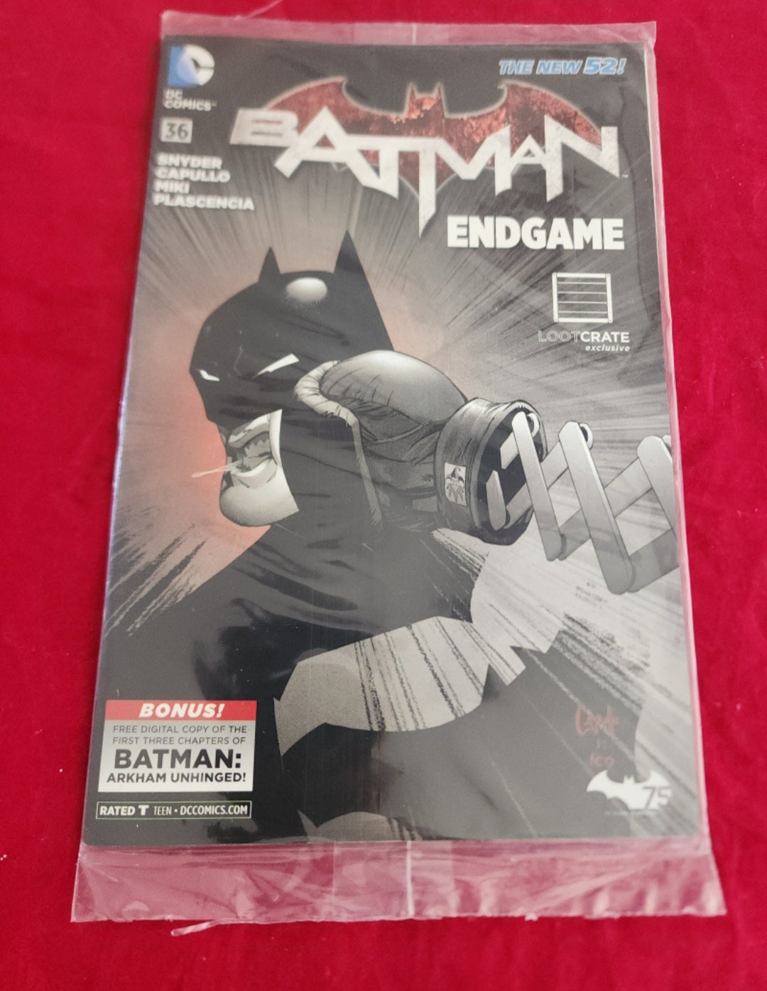 DC Comics Batman Endgame #36 Loot Crate Exclusive Greg Capullo Comic Book