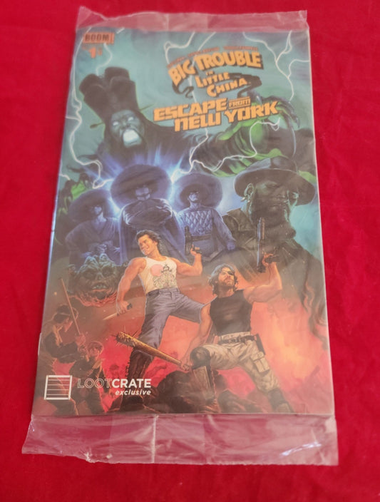 Big Trouble in Little China Escape from New York Comic Book Loot Crate Sealed