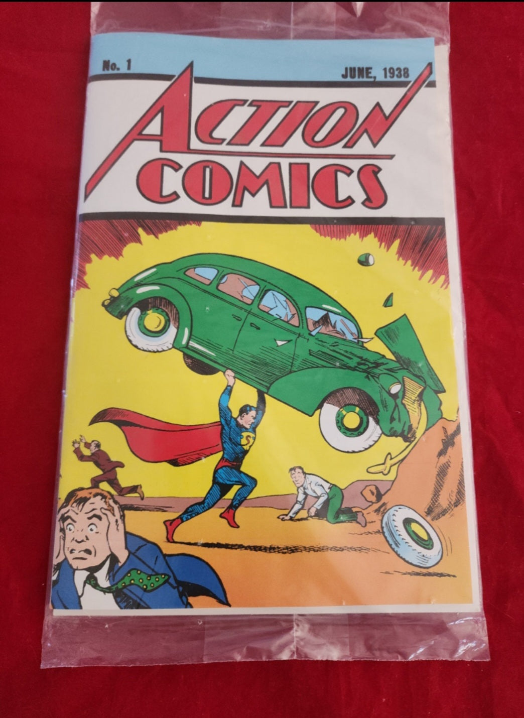 Action Comics #1 Reprint (June 1938) - Sealed, Loot Crate Superman's Debut COA