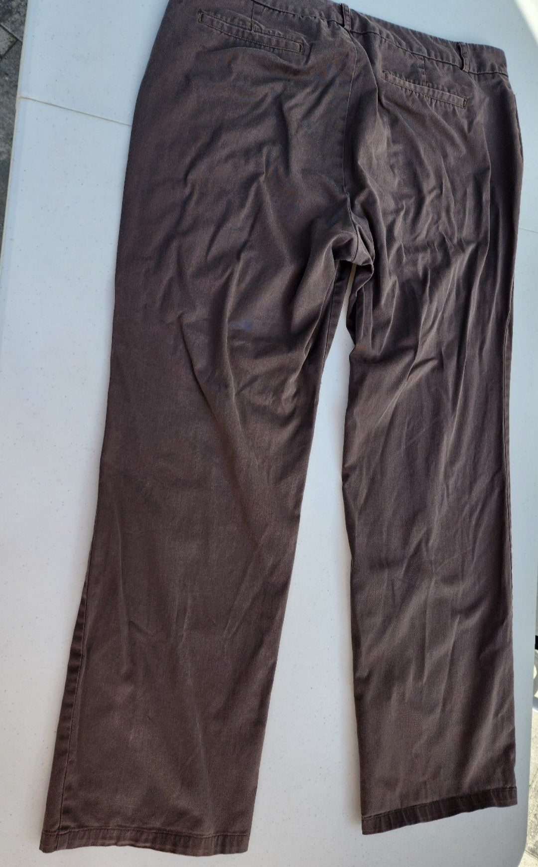 Women's Docker Ideal Fit Pants 16W Tan