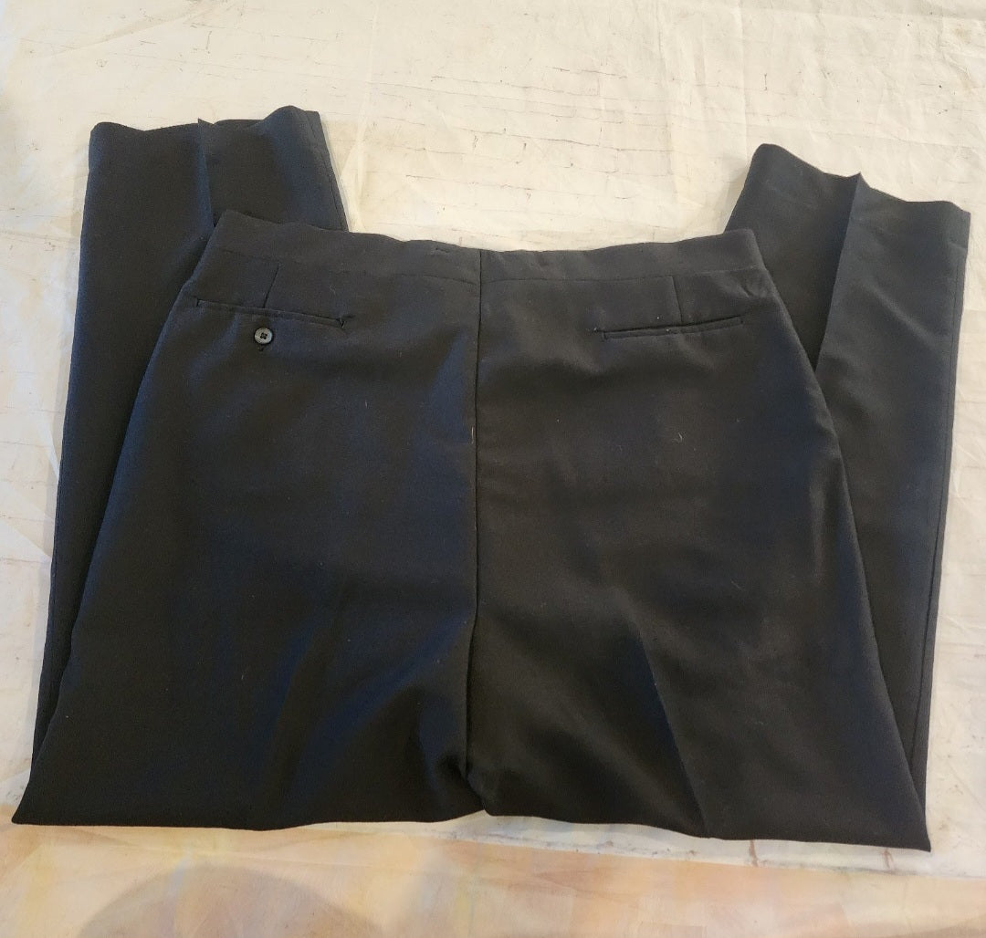 Haggard Expand-o-mattic Black Dress Pants Slacks 42" x 32"