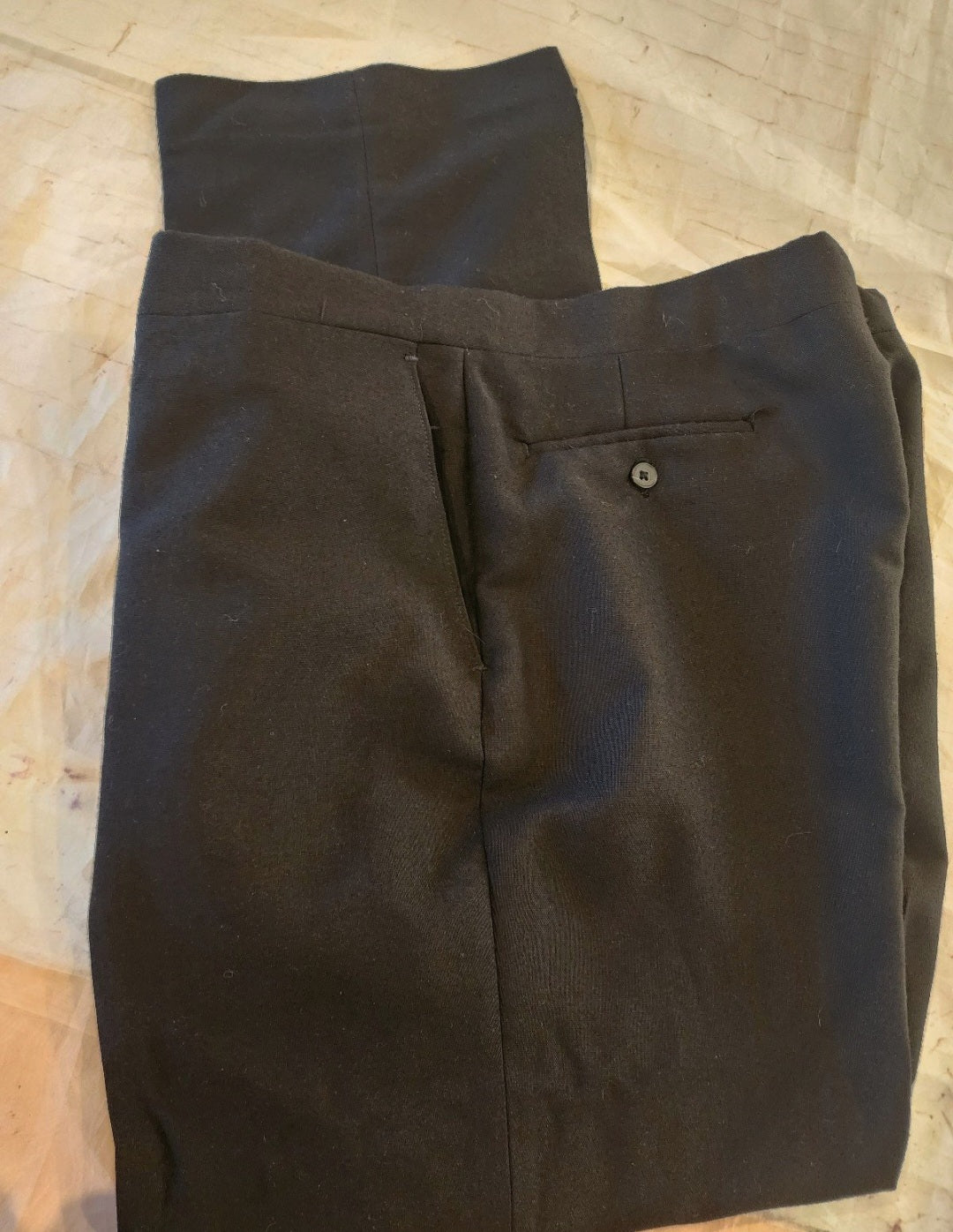 Haggard Expand-o-mattic Black Dress Pants Slacks 42" x 32"