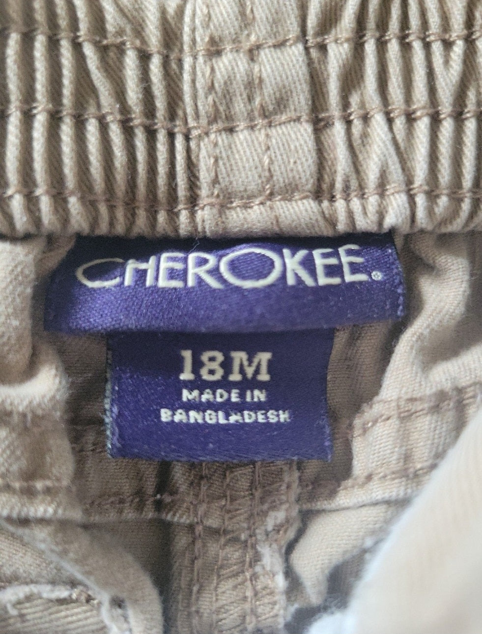 Cherokee Tan Carpenter Pants 18M