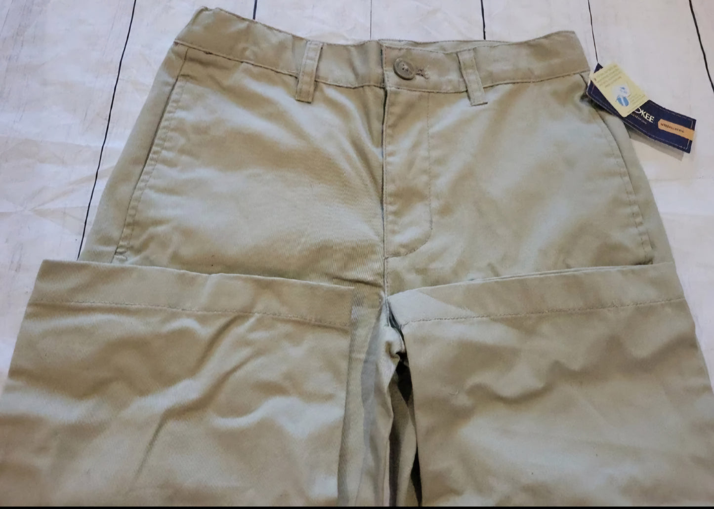 Girl's Khaki school uniform Pants size 14