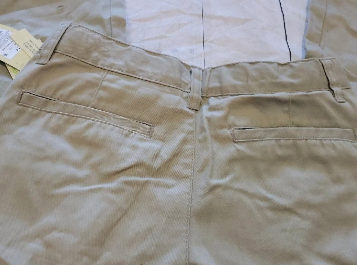 Girl's Khaki school uniform Pants size 14