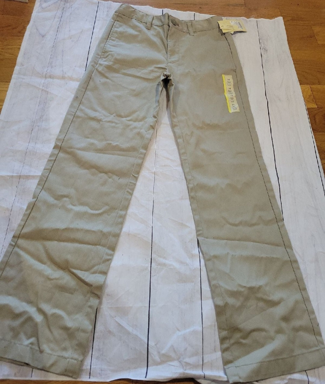 Girl's Khaki school uniform Pants size 14