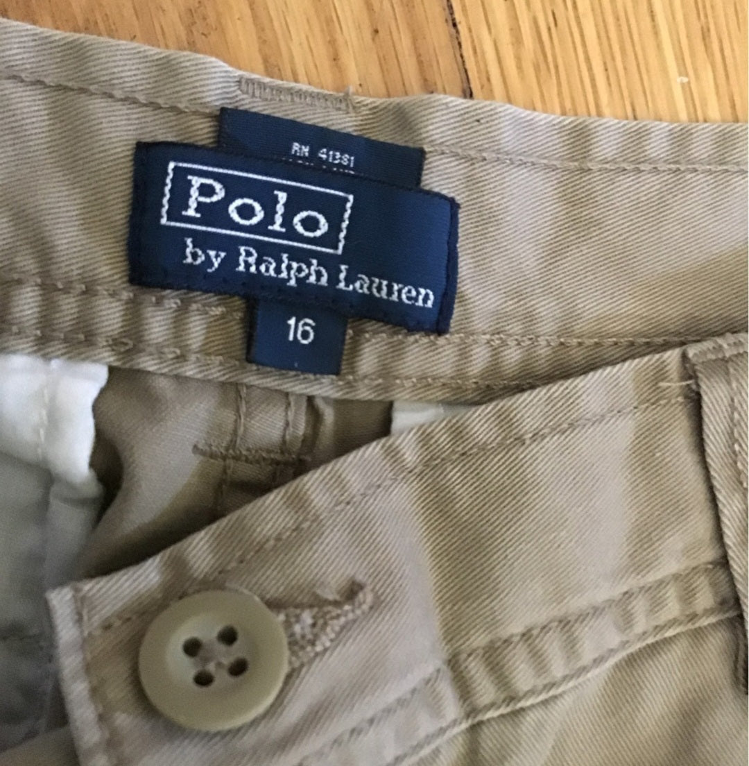 Boys Polo Khaki Carpenter Pants