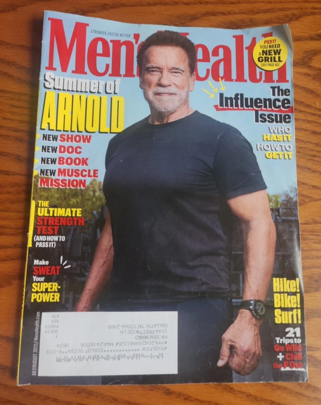 ARNOLD SCHWARZENEGGER July/August 2023 MEN'S HEALTH