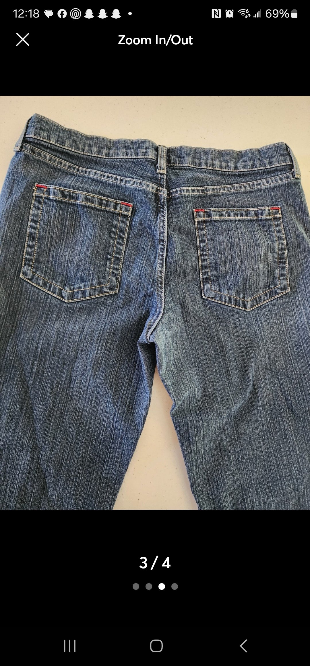 Mossimo Mossissue Jeans Women's Size 13 Blue 5-Pocket Low Rise