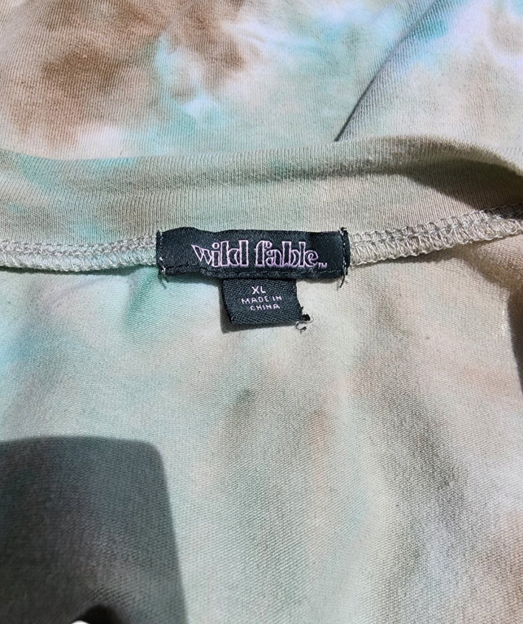 Women's Tye Dye Crop Top XL