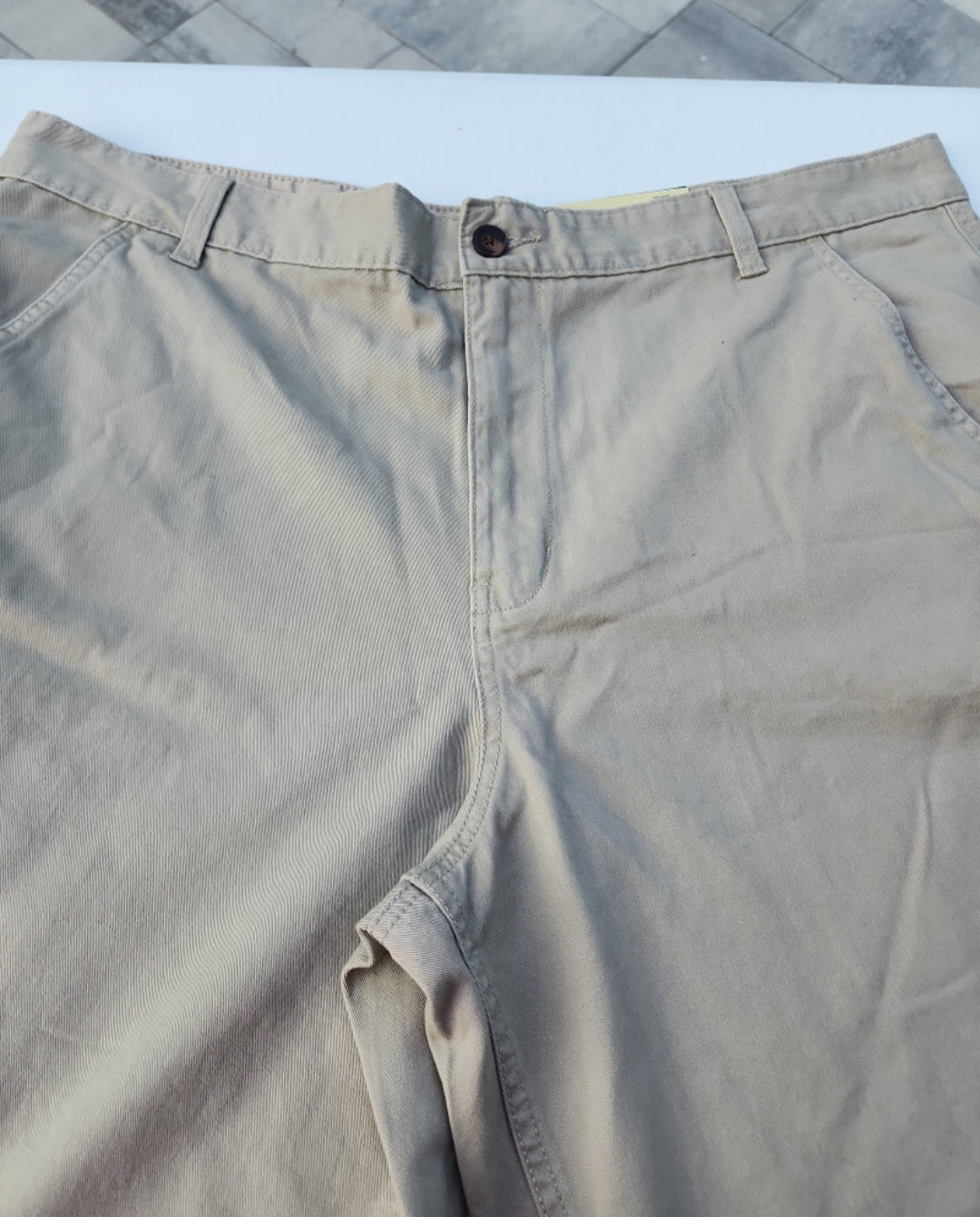 Faded Glory above knee Tan Shorts 40W