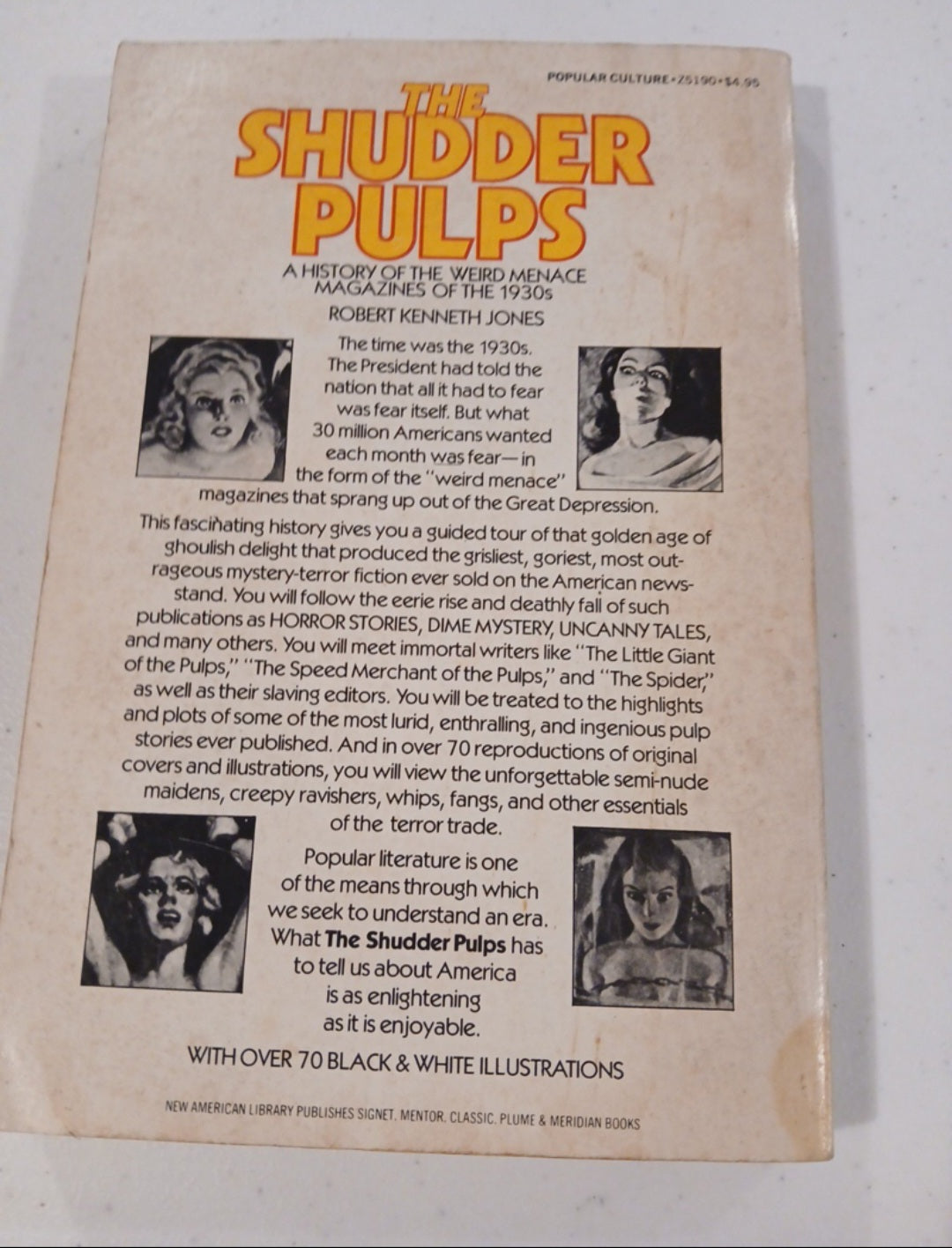 The Shudder Pulps: A History of the Weird Menace Magazines of the 1930's