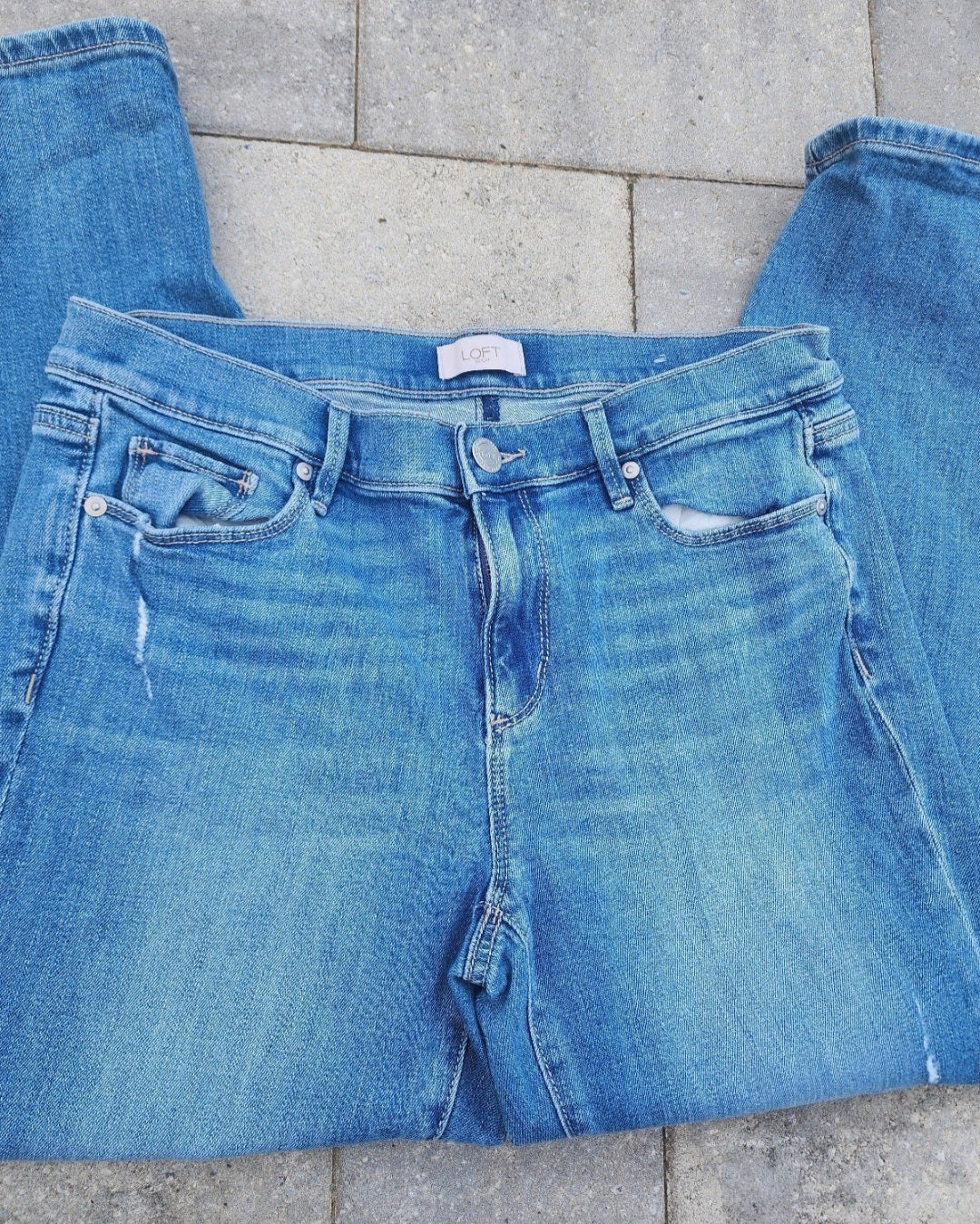 Women's Loft Blue Jeans size 8