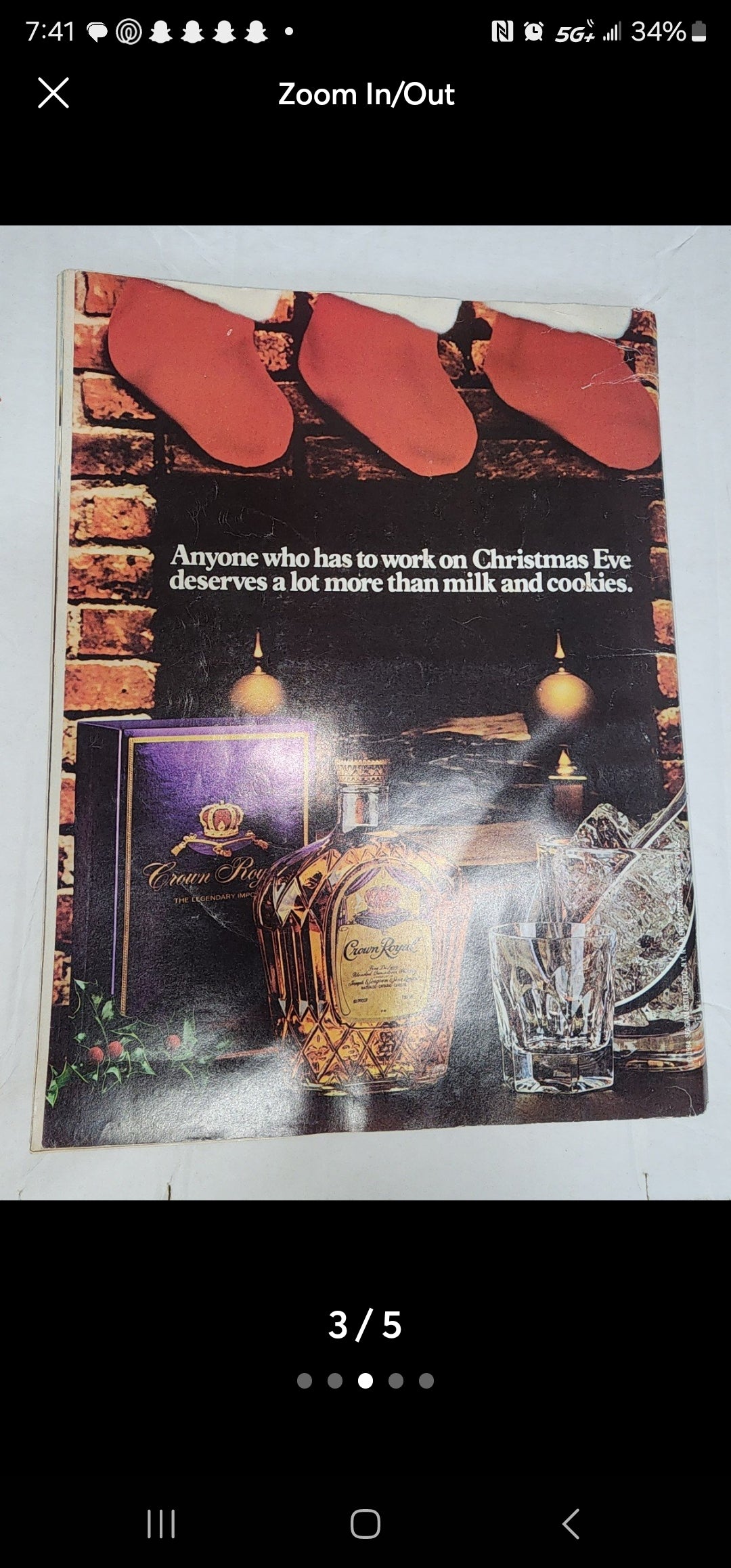 Vintage Playboy Men's Suzanne Somers December 1984 Gala Christmas Issue PB