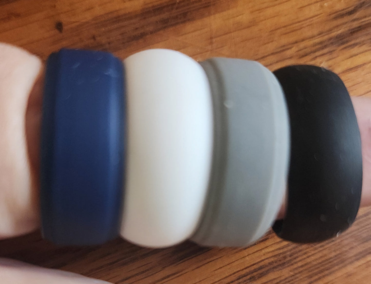4 Silicone Rings for Men or Women size 10