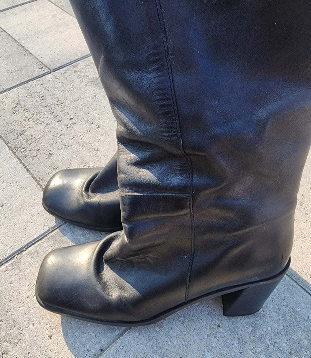 Women's Black Leather Boots