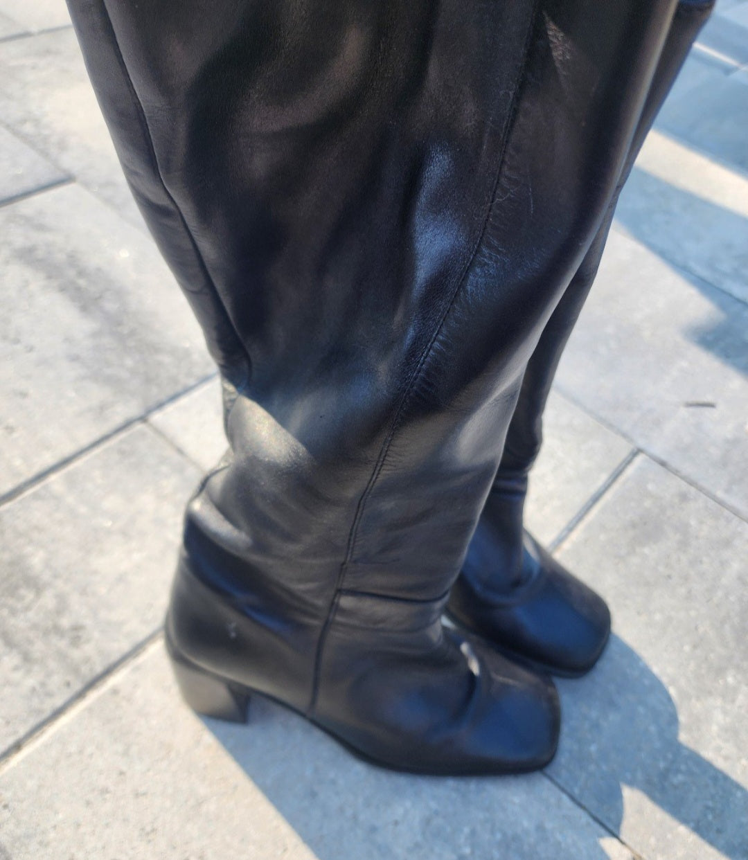 Women's Black Leather Boots