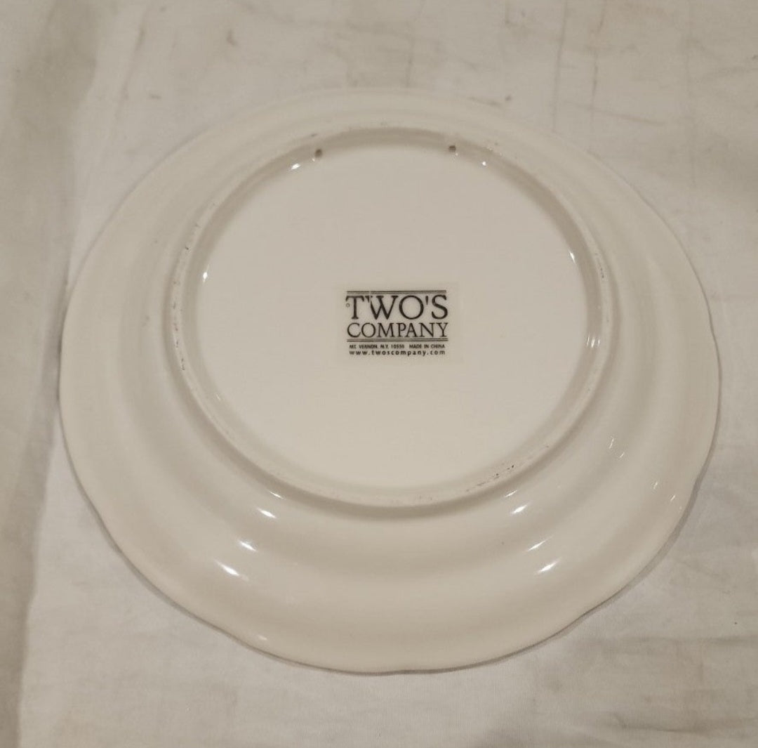 Two’s Company Brown Transferware Women & Urns Wall Hanging Plate