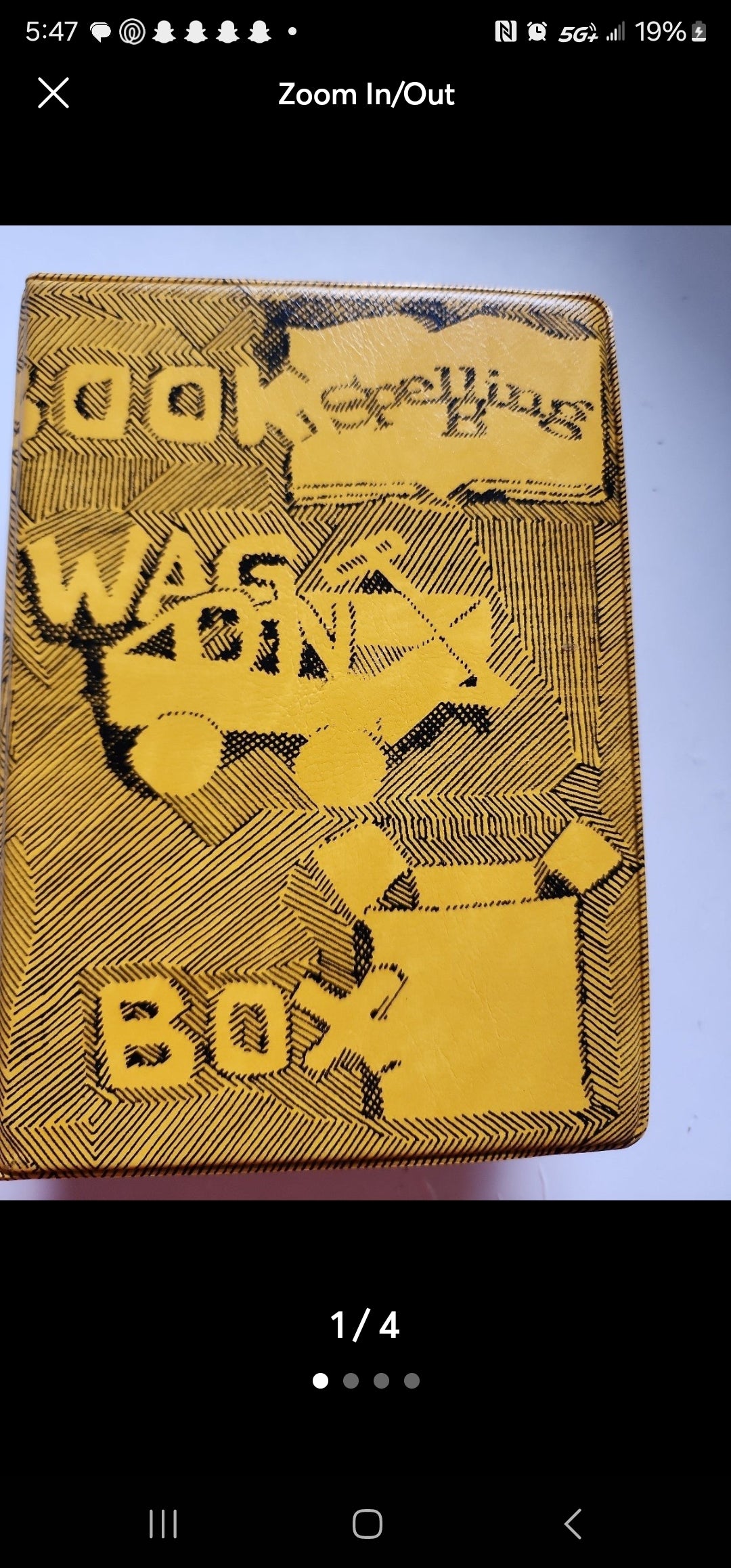 Vintage Texas Instruments Spelling B Spelling Bee Calculator & Book in Case