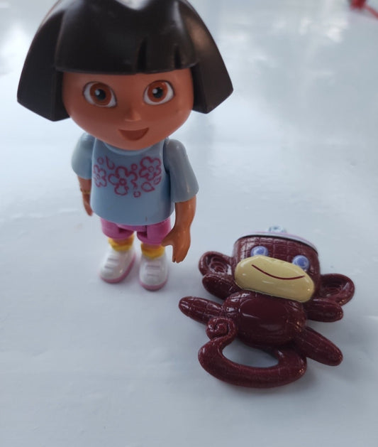 Dora Explorer & Baby Alive Burgundy Sock Monkey Rattle Replacement Accessory