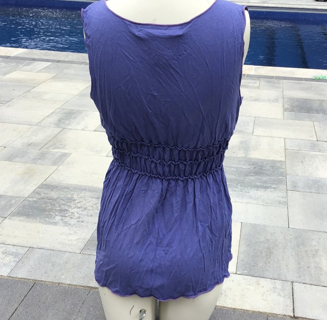 Women’s Sleeveless Shirt periwinkle XS by Max Studio