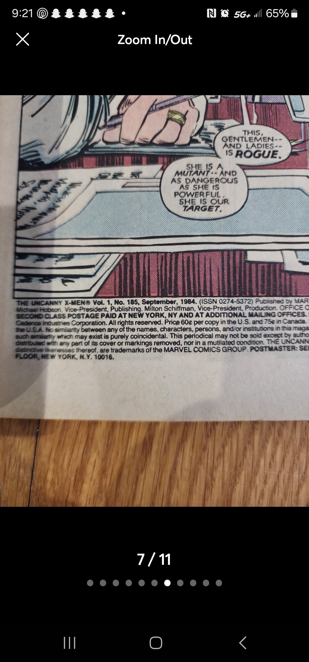 2 Marvel Comic Books Uncanny X-Men & 185 1984 New Defenders 136  1984