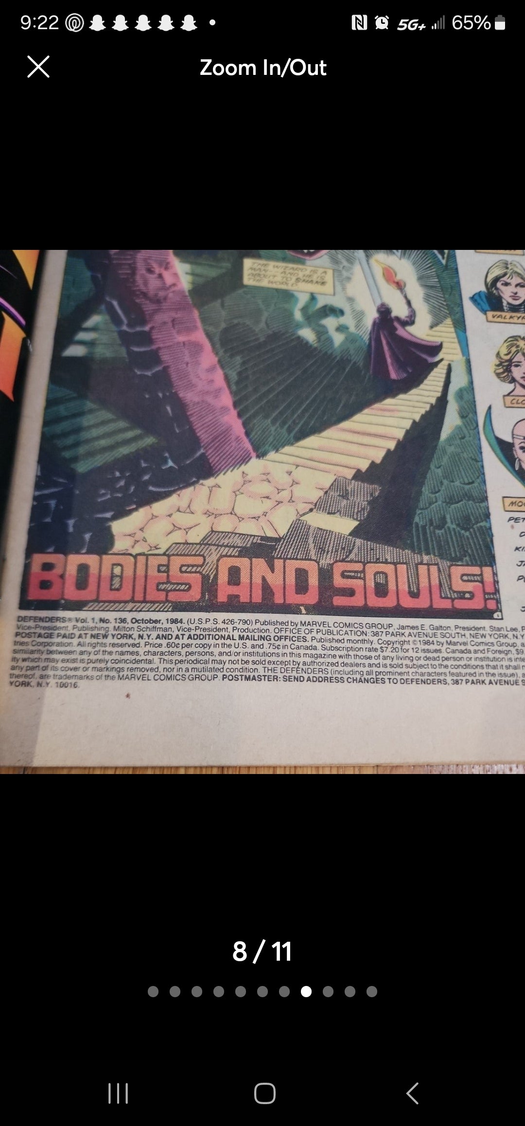 2 Marvel Comic Books Uncanny X-Men & 185 1984 New Defenders 136  1984