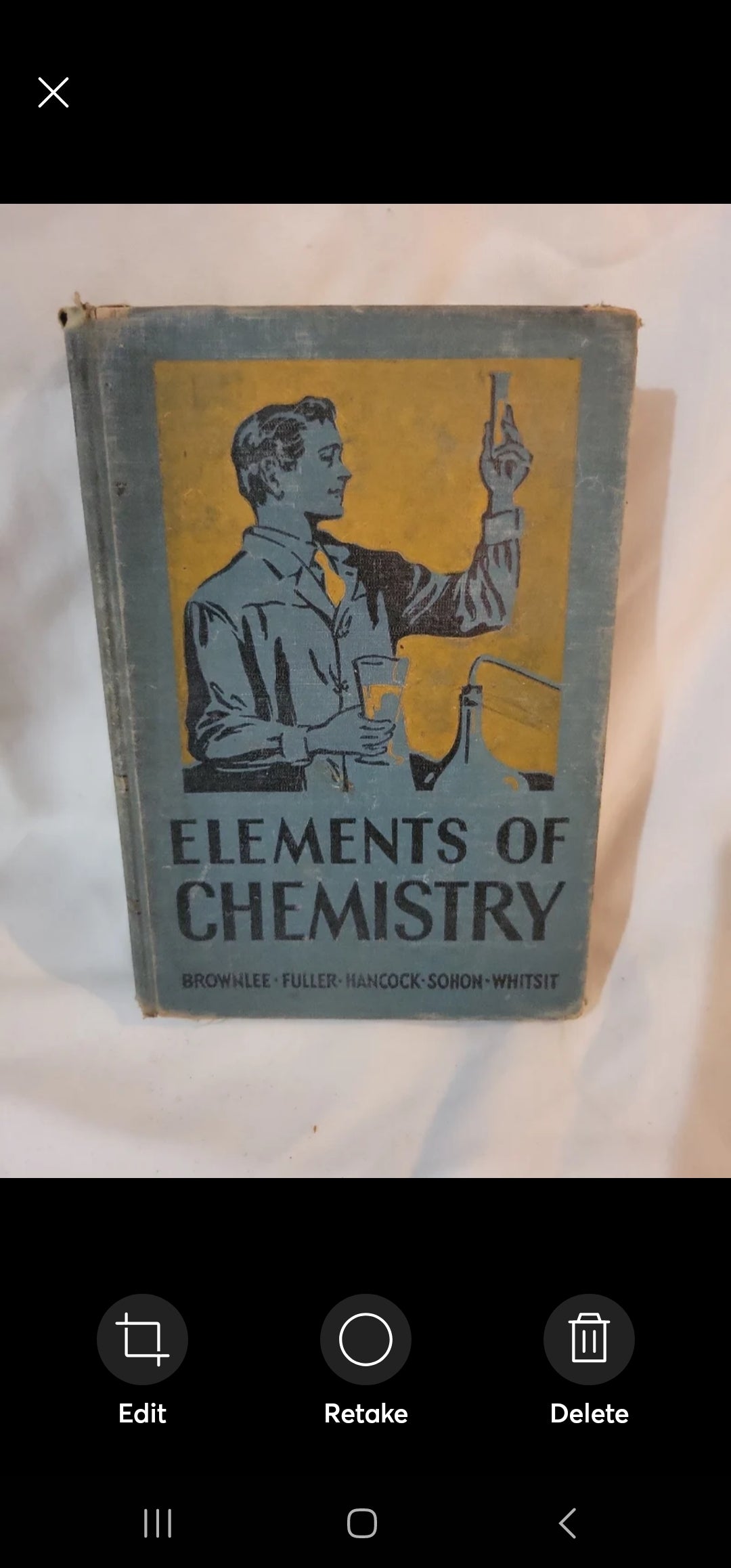 Elements of Chemistry 1944 Book by Allyn & Bacon