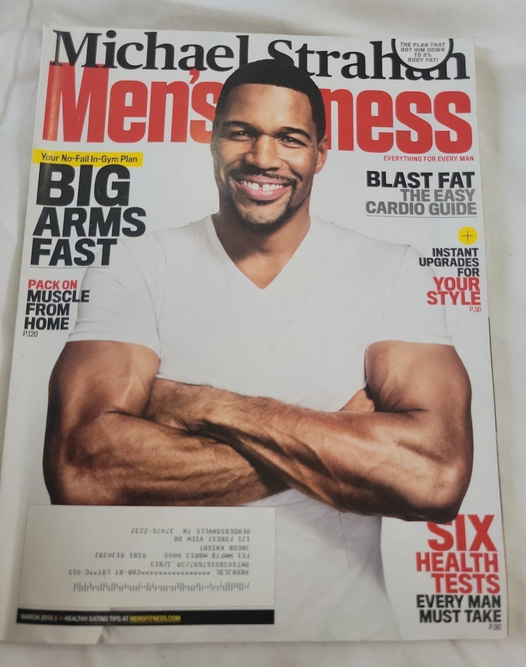 Men's Fitness 2013 March - Michael Strahan