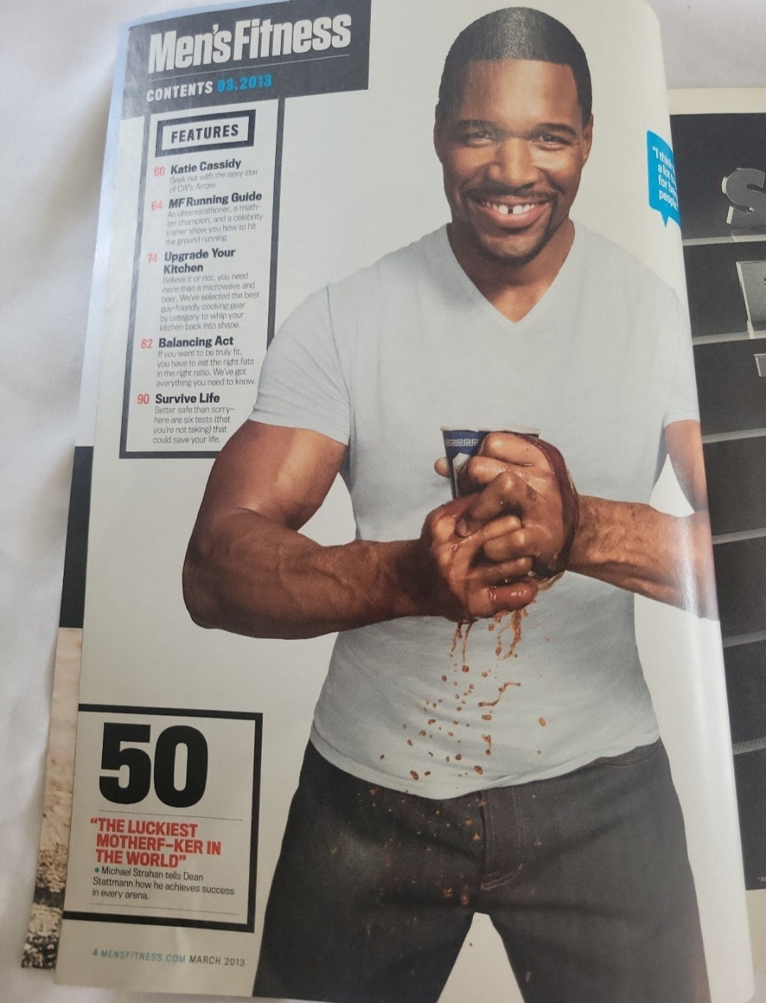 Men's Fitness 2013 March - Michael Strahan