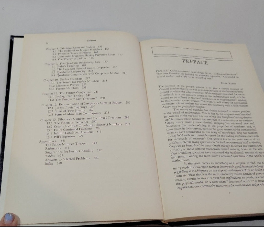 Elementary Number Theory, Revised printing Hardback book (44)