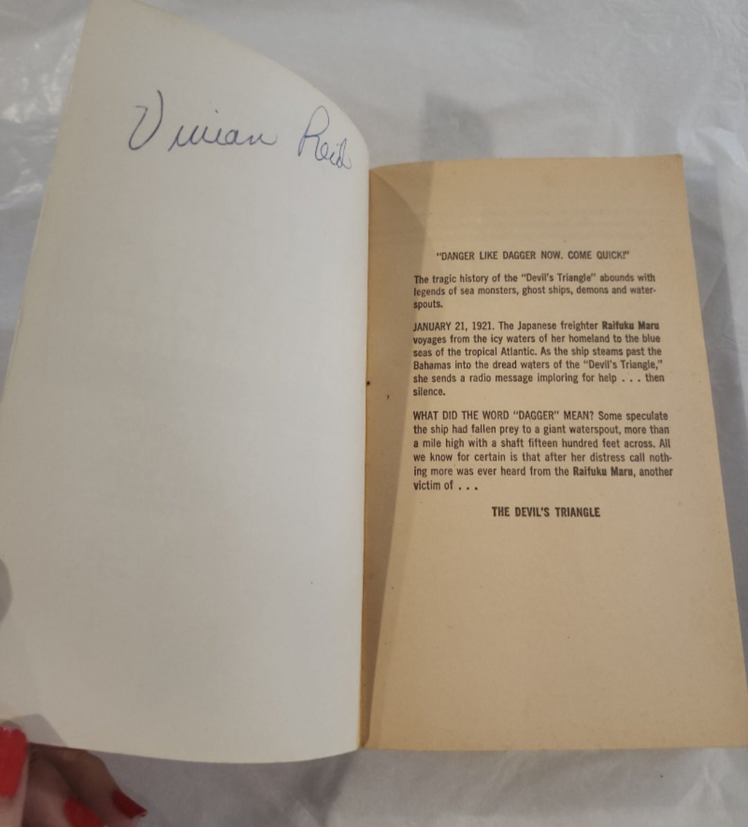 The Devil's Triangle - Richard Winer - Paperback Book  Mysteries 1975