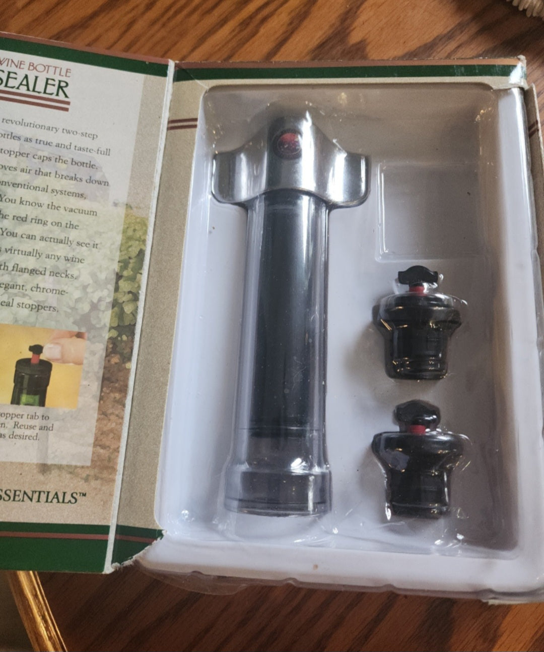 Napa Valley Deluxe Wine Bottle Vacuum Sealer