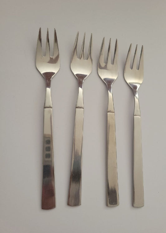 Custom Stainless  Cocktail Seafood Fork Set of 4