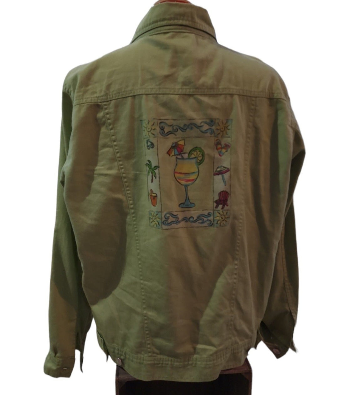 Women's Margarita Lime Green Jacket L