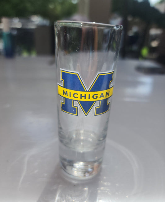 Michigan State Tall Shot Glass
