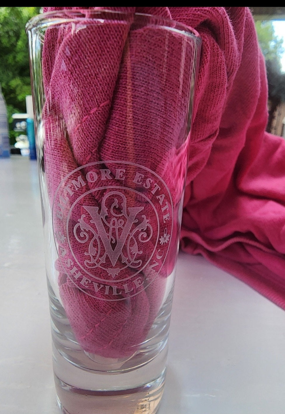 Biltimore Estate Ashville N.C. Clear Tall Shot Glass