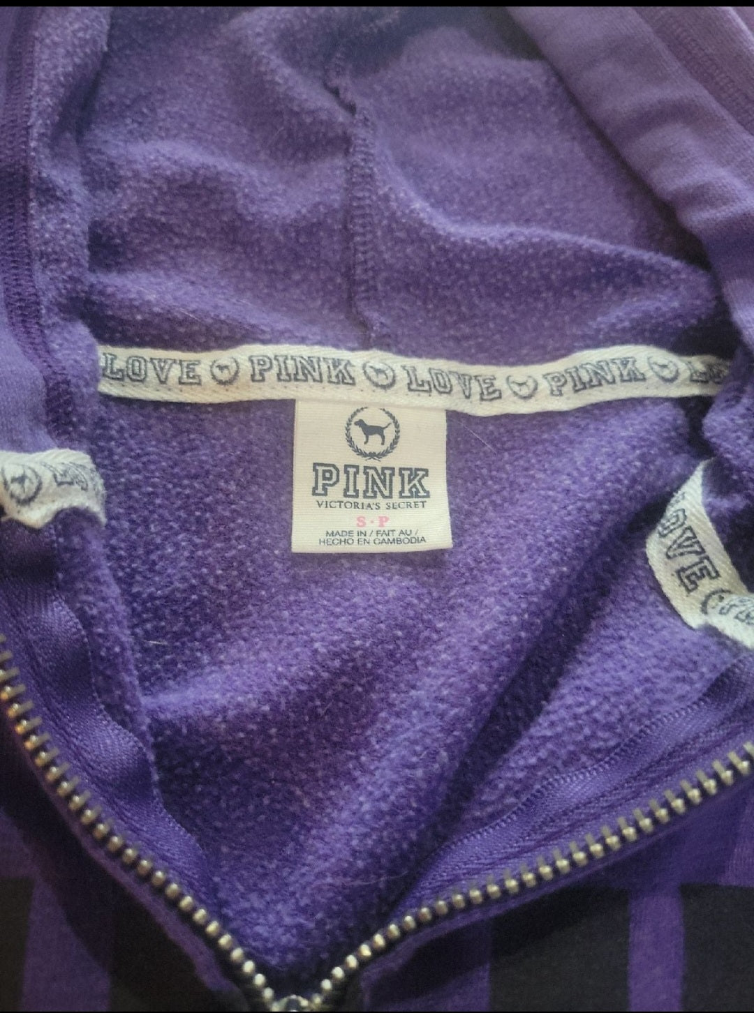 Purple Victoria Secret Pink Jacket SP sku27