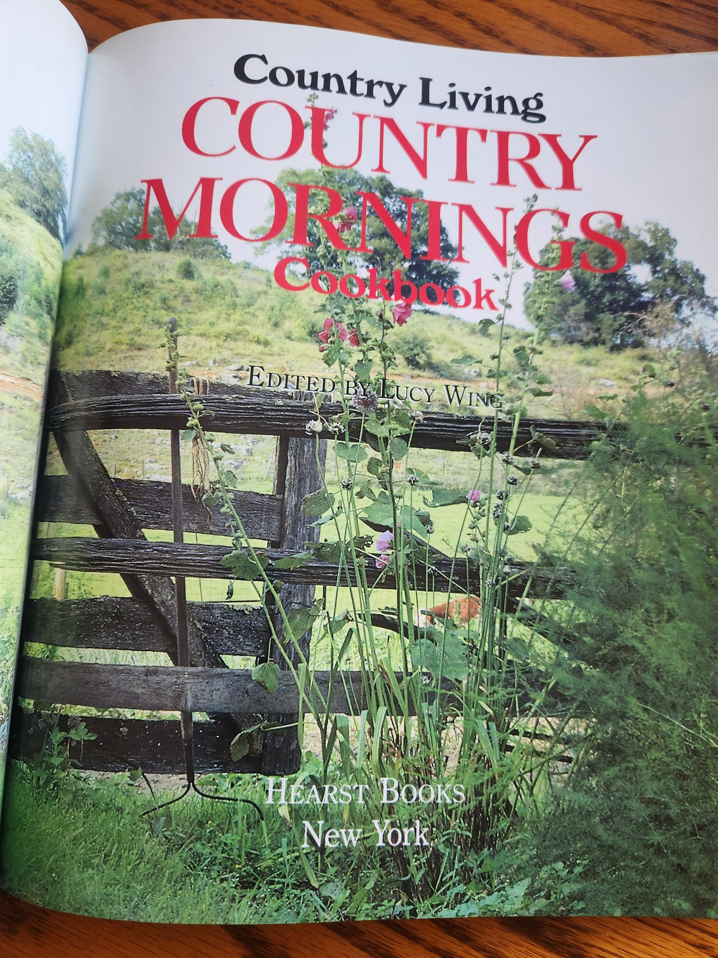 Country Living Country Mornings Cookbook Breakfast Recipes Lucy Wing Hardcover