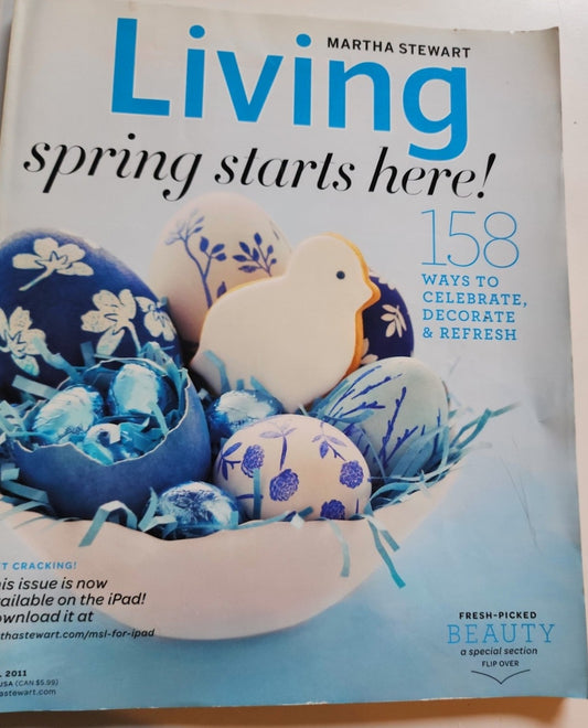 Martha Stewart Living Magazine - April 2011 (Easter & Spring Crafts)