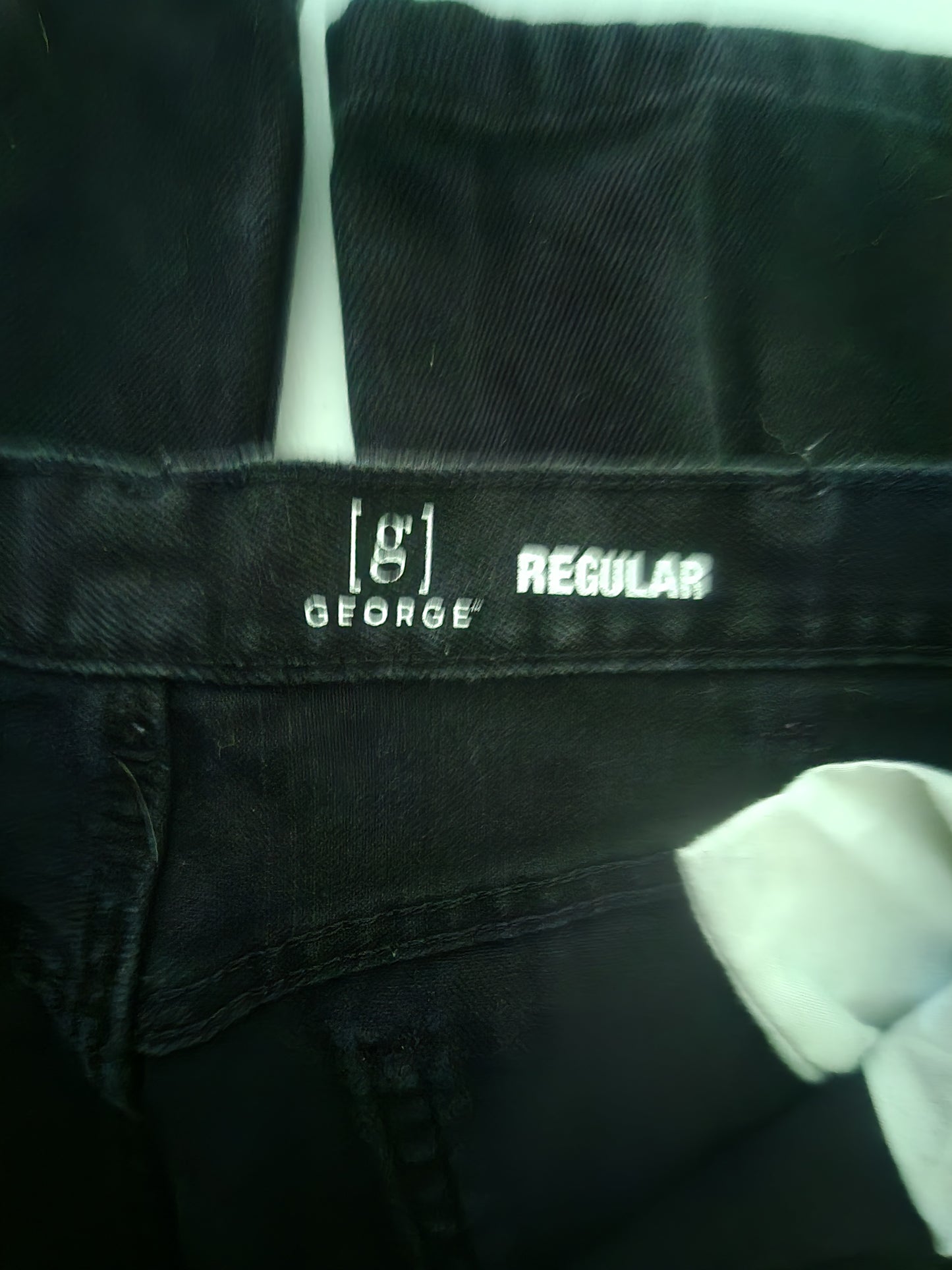 Men's George Black Jeans 40 x 32 in very good condition