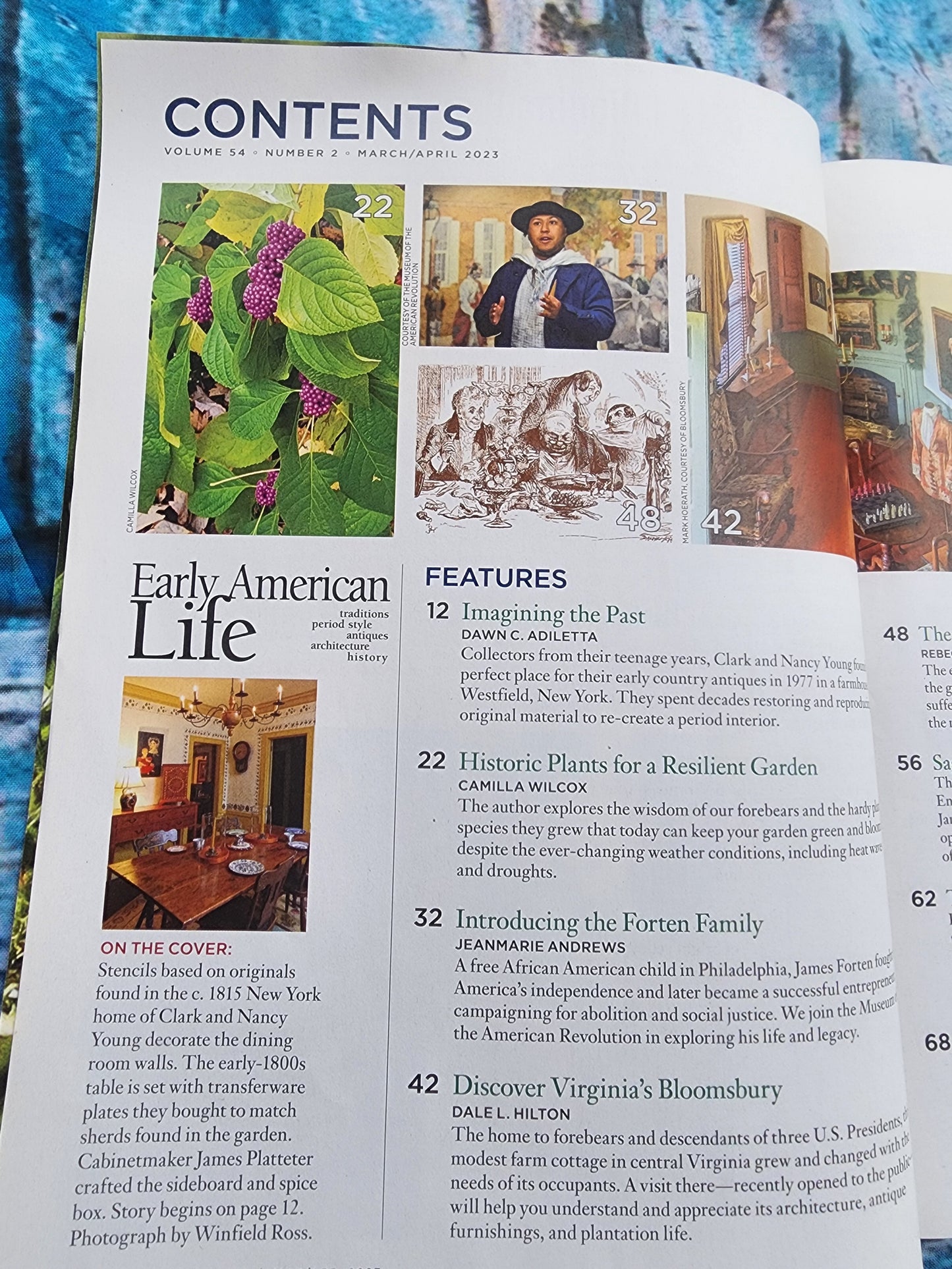 Early American life April 2023 Discovering Virgina's Bloomsbury, Easter bunny